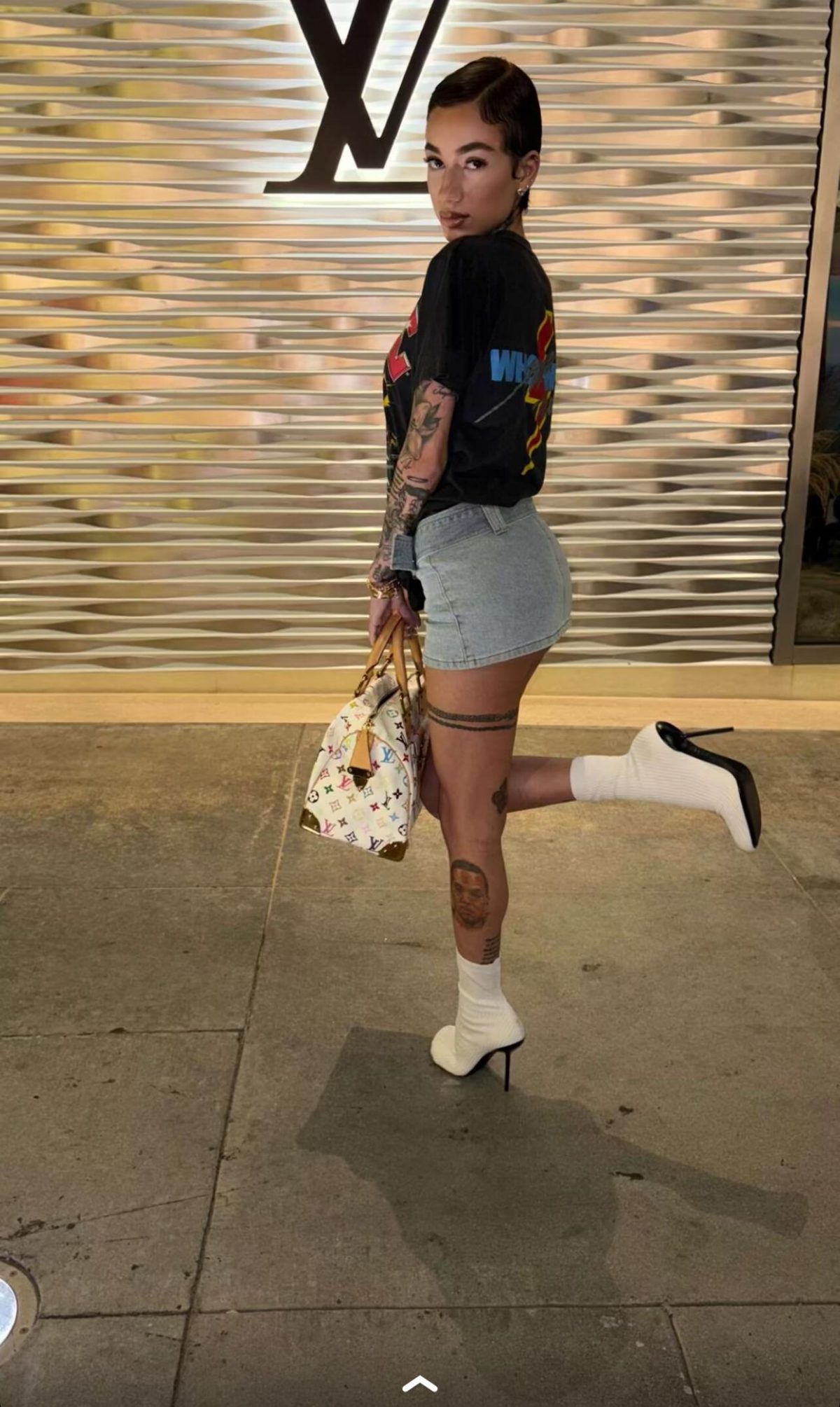 Bhad Bhabie Sexy High Heels Outfit OnlyFans Models Set Leaked
